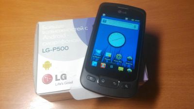 Лот: 3221639. Фото: 1. Продам LG -P500. Смартфоны