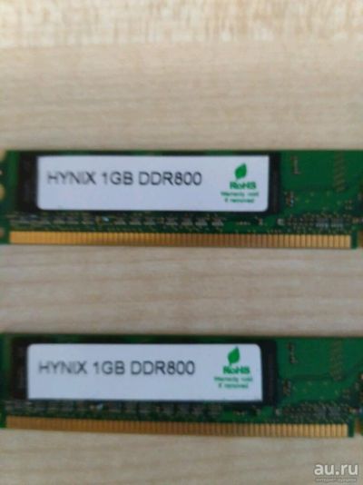 Лот: 10708968. Фото: 1. Память hynix 1gb bbr800. Оперативная память