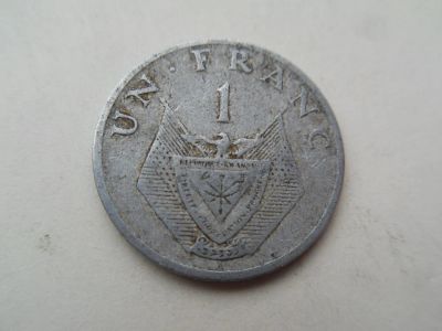Лот: 9334274. Фото: 1. Руанда 1 франк 1974. Африка