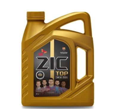 Лот: 20073441. Фото: 1. ZIC TOP 5w40 API SP 4 л (масло... Масла, жидкости