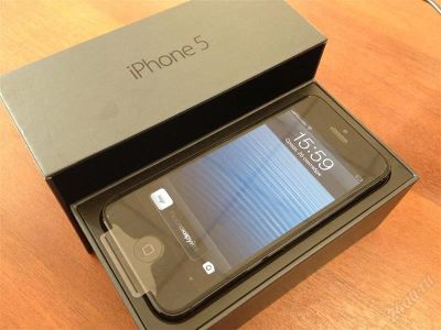 Лот: 2094829. Фото: 1. Apple iPhone 5, 16gb (Black... Смартфоны