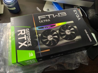Лот: 19500684. Фото: 1. 3080 Ti evga FTW3 Ultra новая... Видеокарты