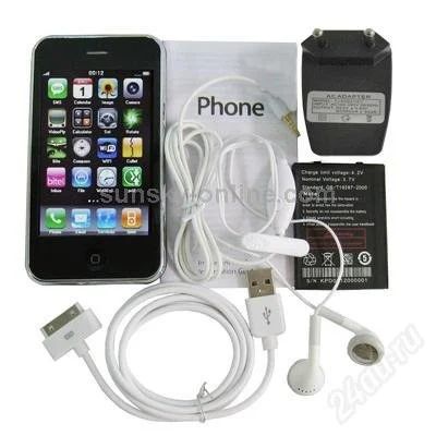 Лот: 1077348. Фото: 1. копия iphone 3gs клон айфон новый... Кнопочные мобильные телефоны
