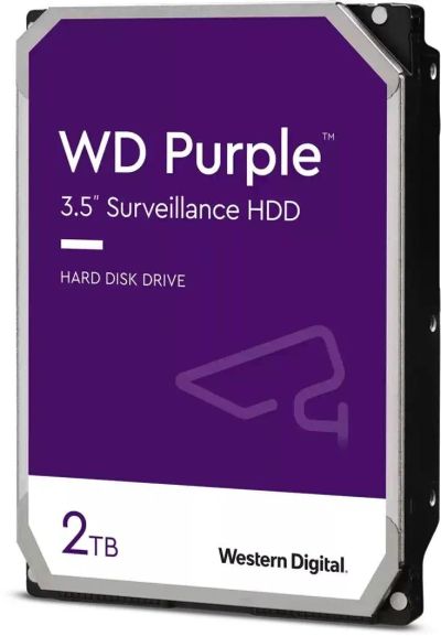 Лот: 24946818. Фото: 1. Жесткий диск HDD 2,0Tb WD WD23PURZ... Жёсткие диски (HDD)