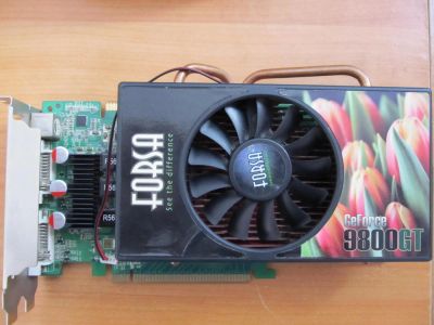 Лот: 4130145. Фото: 1. Видеокарта GF 9800GT (pci-e) 512mb... Видеокарты