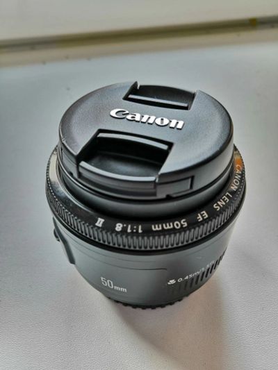 Лот: 14275708. Фото: 1. Объектив Canon lens EF 50mm 1... Объективы