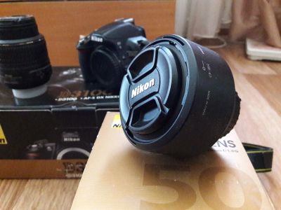 Лот: 10886314. Фото: 1. Объектив Nikon AF-S 50mm F1.8... Объективы
