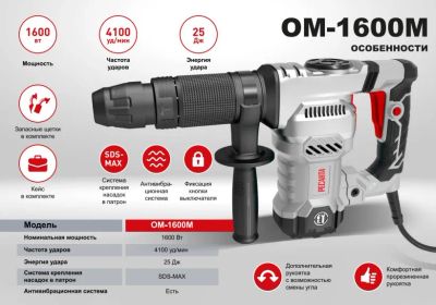 Лот: 23511475. Фото: 1. Молоток отбойный 75/23/2 Ресанта... Электроинструмент