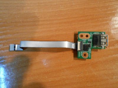 Лот: 7506232. Фото: 1. Плата usb порта для ноутбука HP... Платы расширения, контроллеры, доп. порты