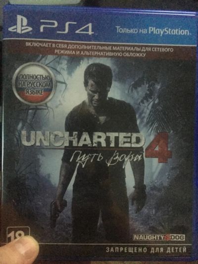 Лот: 7612903. Фото: 1. Uncharted 4. Анчартед 4. Игры для консолей