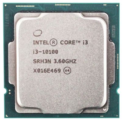 Лот: 19837940. Фото: 1. Процессор 1200 Intel Core i3 10100... Процессоры