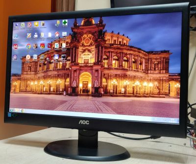 Лот: 20328499. Фото: 1. Монитор 20'' AOC e2050S/1600x900... ЖК-мониторы