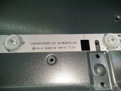 Лот: 11920000. Фото: 1. led string CXD400410000-X3 CX400DLEDM... Запчасти для телевизоров, видеотехники, аудиотехники