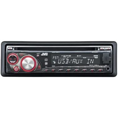 Лот: 6068995. Фото: 1. Магнитола JVC KD-G357 usb/aux. Автомагнитолы