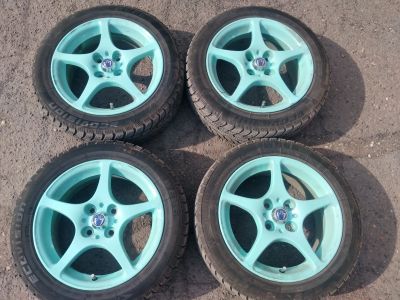 Лот: 14758082. Фото: 1. Диски R15 4x100 Made in Japan. Шины на дисках