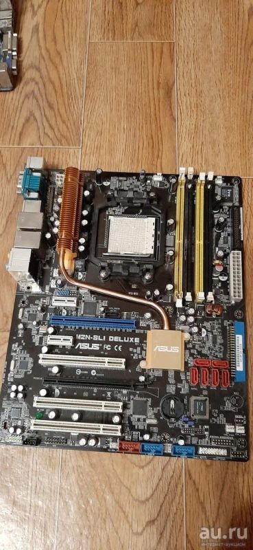Лот: 13851734. Фото: 1. Материнская плата ASUS M2N-SLI... Материнские платы