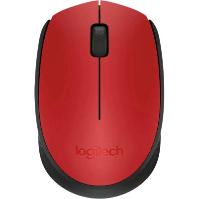 Лот: 22220972. Фото: 1. Мышь Logitech M170, красная. Клавиатуры и мыши