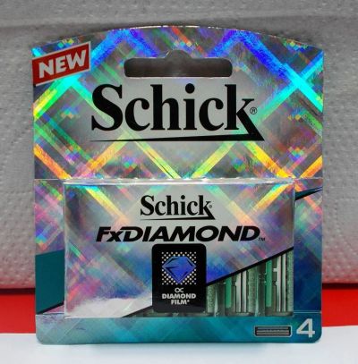 Лот: 4824277. Фото: 1. Schick FxDiamond запасные кассеты... Бритвенные станки и лезвия