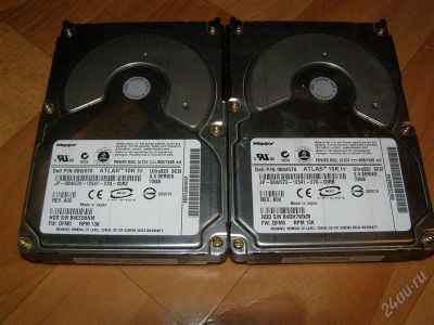 Лот: 1336905. Фото: 1. 2шт одним лотом. SCSI 72GB 10krpm... СХД