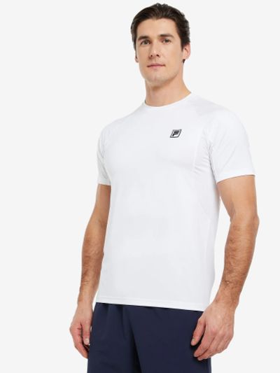 Лот: 22406603. Фото: 1. Футболка мужская FILA, Белый. Другое (спортивная одежда)