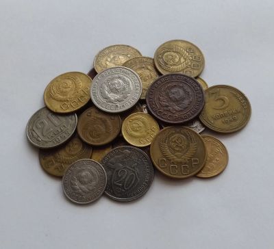 Лот: 19451401. Фото: 1. Лот 25 монет периода СССР с 1924... Россия и СССР 1917-1991 года