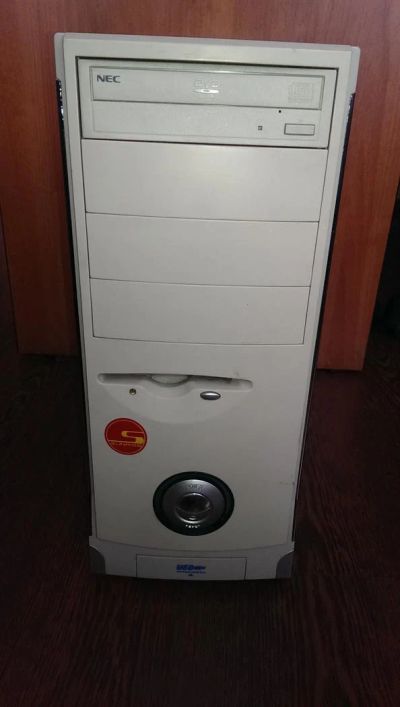 Лот: 3605196. Фото: 1. Корпус ПК (белый) + БП, DVDRom... Корпуса, блоки питания
