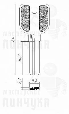 Лот: 11962234. Фото: 1. ключ 115 VE098 верт. Материалы и сырьё