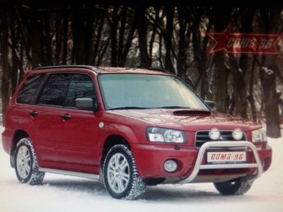 Лот: 16134231. Фото: 1. Кенгурятник Subaru Forester SG5. Детали тюнинга