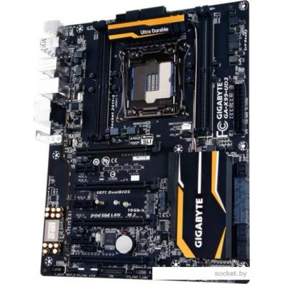 Лот: 7704399. Фото: 1. Материнская плата Gigabyte GA-X99-UD3... Материнские платы