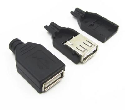 Лот: 11681020. Фото: 1. Разъём USB 2.0 мама, разборный. Разъёмы