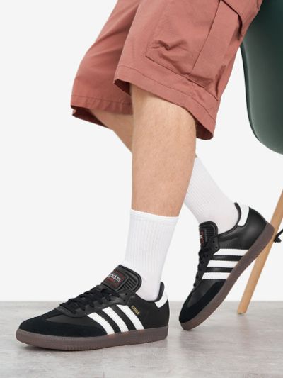 Лот: 25532568. Фото: 1. Кеды мужские Adidas Samba, Черный. Другое (одежда, обувь, галантерея)