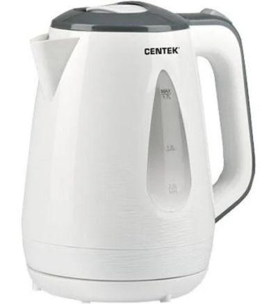 Лот: 10910956. Фото: 1. Чайник CENTEK CT-0048 белый. Кухонная