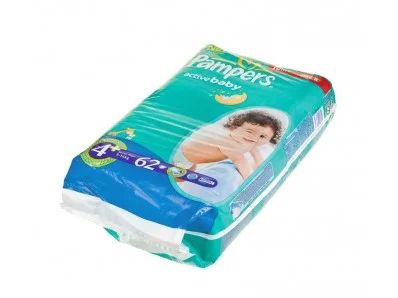 Лот: 7478227. Фото: 1. Подгузники Pampers Active baby... Детская гигиена