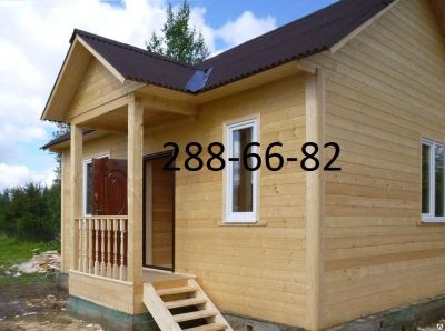 Лот: 10733620. Фото: 1. Каркасный дом 6х7 для круглогодичного... Срубы, бани, дома