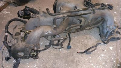 Лот: 10190710. Фото: 1. Subaru Forester EJ20, впускной... Двигатель и элементы двигателя