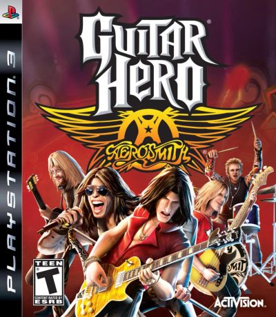 Лот: 8743040. Фото: 1. Guitar Hero Aerosmith, лицензионный... Игры для консолей