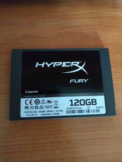 Лот: 15938516. Фото: 1. SSD Kingston HyperX Fury 120 GB. SSD-накопители