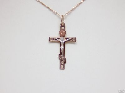 Лот: 12872350. Фото: 1. ЗОЛОТОЙ КРЕСТ 1,45 ГРАММ. Другое (ювелирные изделия, бижутерия, часы)