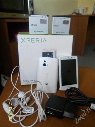 Лот: 2092642. Фото: 1. Sony Ericsson Xperia Mini White... Смартфоны