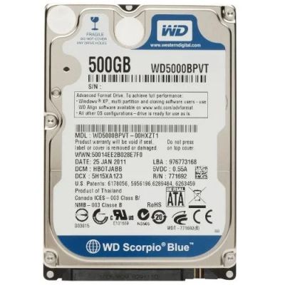 Лот: 6772907. Фото: 1. HDD 500Gb. Жёсткие диски (HDD)
