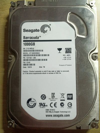 Лот: 18385675. Фото: 1. Жесткий диск 1000 Gb Seagate 3... Жёсткие диски (HDD)