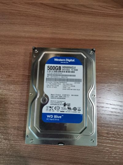 Лот: 19351790. Фото: 1. Жесткий диск WD Blue 500 Гб. Жёсткие диски (HDD)