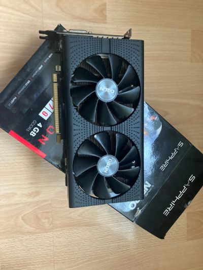 Лот: 21421662. Фото: 1. Видеокарта RX 570 4G. Видеокарты