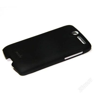 Лот: 2589320. Фото: 1. Пластиковый чехол HTC One S Черный... Чехлы, бамперы