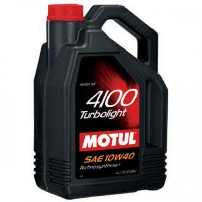 Лот: 6099787. Фото: 1. Масло MOTUL 4100 Turbolight 10w40... Масла, жидкости