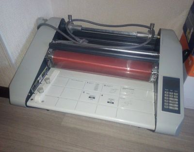 Лот: 6751477. Фото: 1. Рулонный ламинатор GMP Excelam-355... Рекламные материалы и оборудование