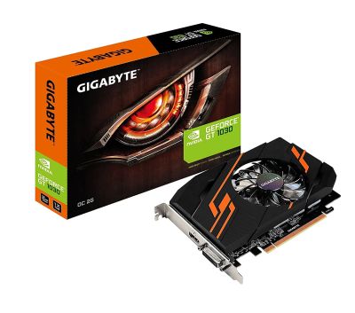 Лот: 16271359. Фото: 1. Gigabyte geforce GT 1030 OC 2GB... Видеокарты