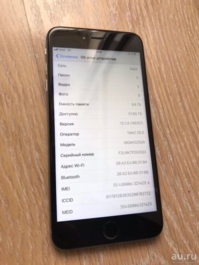 Лот: 13499242. Фото: 1. iPhone 6 plus 64 gb. Смартфоны