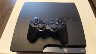 Лот: 17913900. Фото: 1. Playstation 3 slim 160 + игры... Консоли