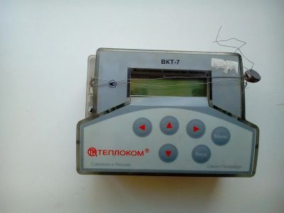 Лот: 7805148. Фото: 1. Теплосчетчик ВКТ-7-02 БУ и блоки... Тепловая автоматика